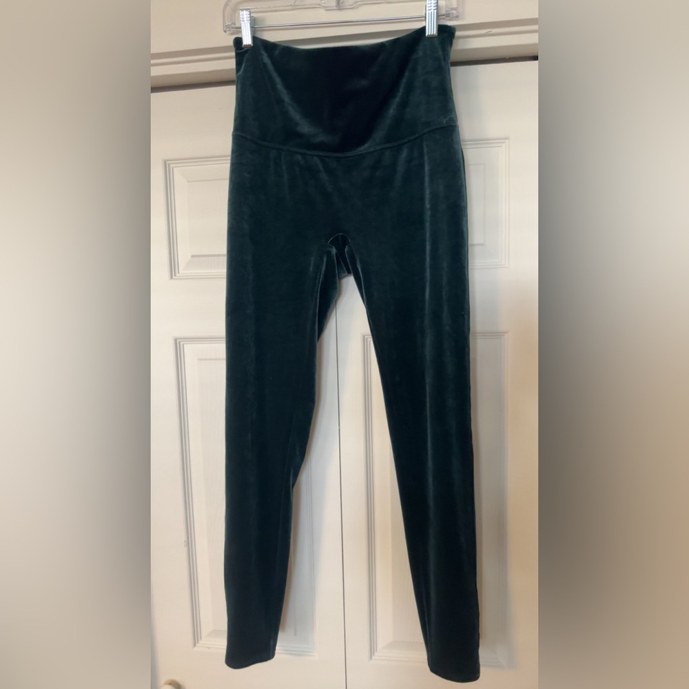 Teal Velvet Spanks